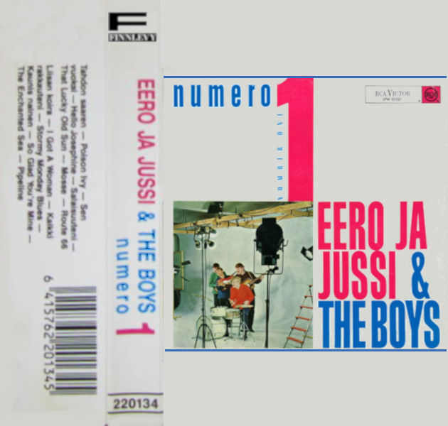 Numero 1 - vuoden 1992 c-kasettijulkaisun kansilipuke