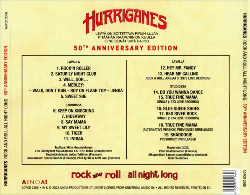 Kansikuva: Rock and Roll All Night Long (50th Anniversary)
